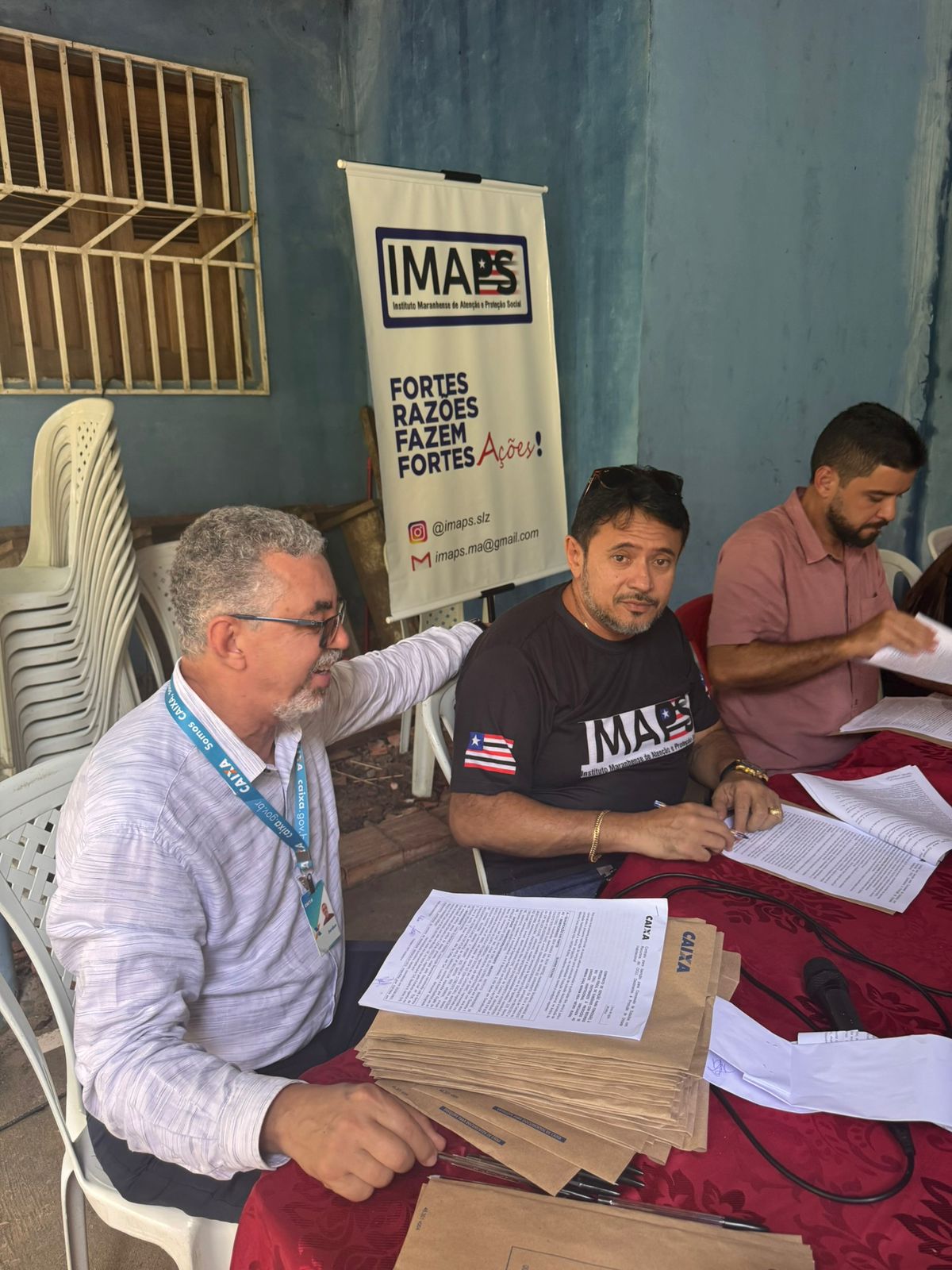 Equipe e projetos sociais do IMAPS